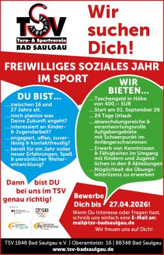 FSJ beim TSV 1848 Bad Saulgau e.V.