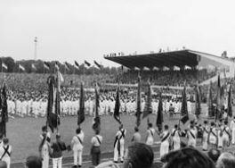 Gauturnfest 1954 in Saulgau