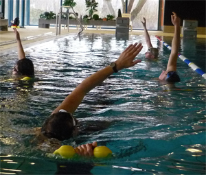 technische Übungen im Leistungsschwimmen