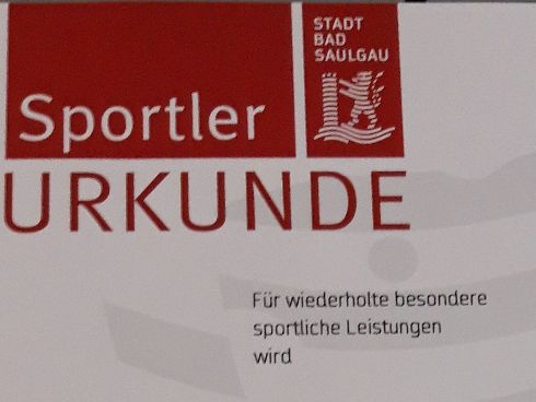 Sportlerehrung der Stadt Bad Saulgau 2019